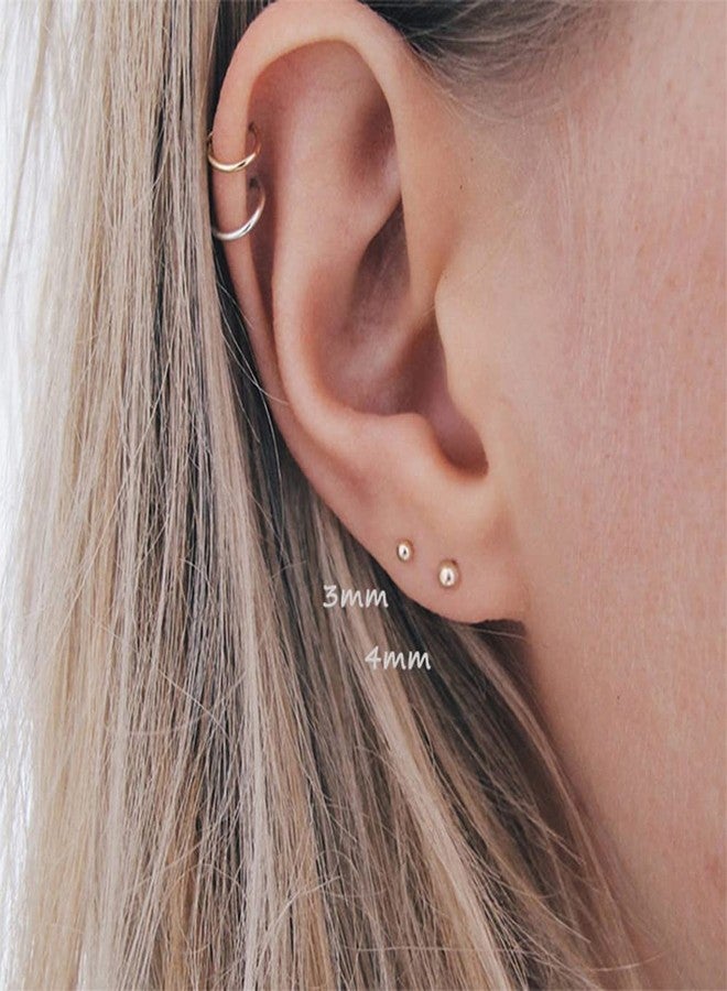 MOROYA 10 Pairs Cuff Earrings for Women ,Zircon Needle Ear Cuffs Wrap Stud Earrings Minimalist Trendy Dainty Ear Wrap Piercing Earrings, Copper, created zircon gemstone - Image 3